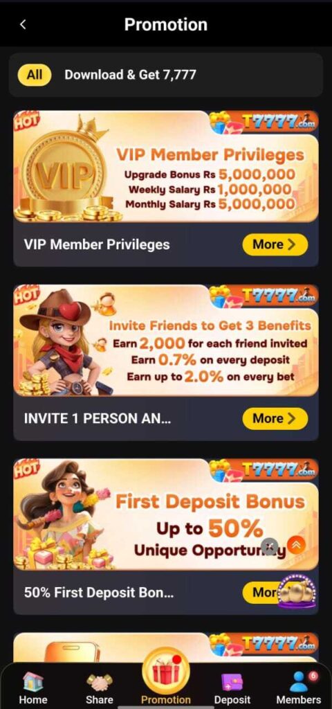 T7777 Game Official Image